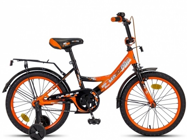 Велосипед 16 MAXXPRO (оранжево-черный)