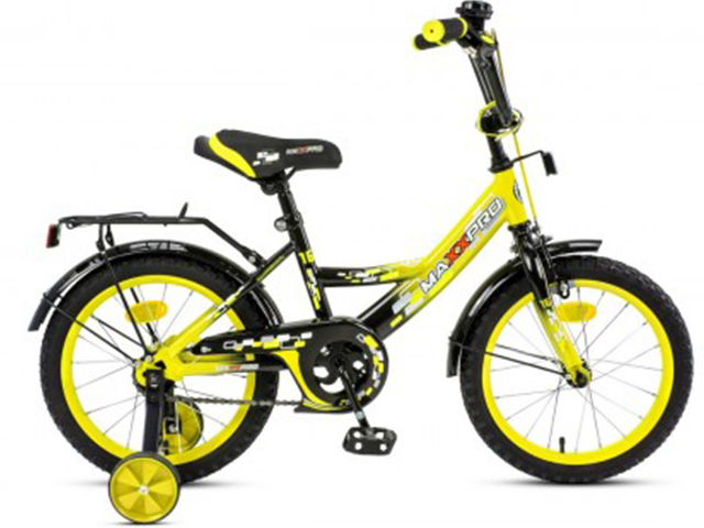 Велосипед 16 MAXXPRO (желто-черный)