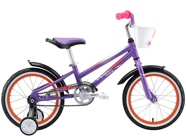 Велосипед 16 Welt Pony 2020 Purple/Orange