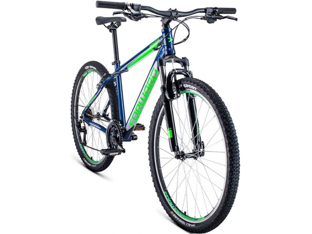 Велосипед 27,5 FORWARD APACHE 1.0  синий/светло-зеленый