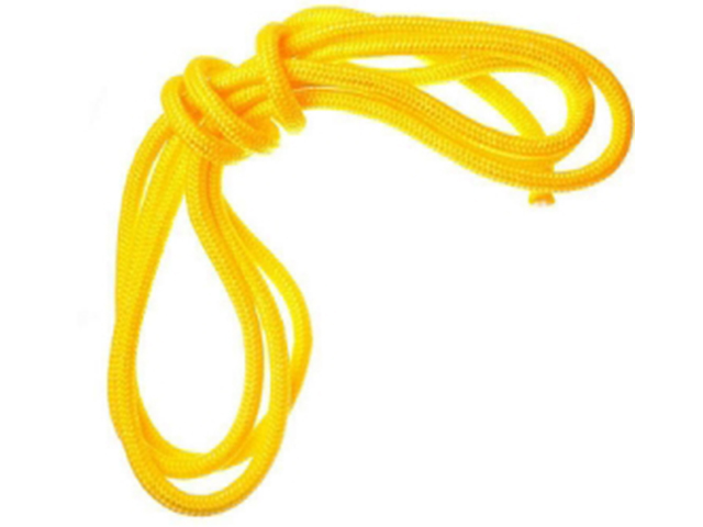 Скакалка гимнастическая BF-SK06 3м, 155гр. (желтый)