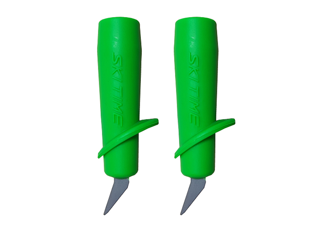Опоры (лапки) SKI TIME (T-1) Для лыжероллерных палок, зеленые (твердосплавный наконечник)