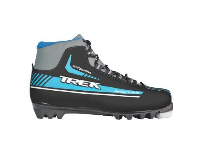 Ботинки лыжные TREK Sportiks NNN ИК (чер-лого-син)