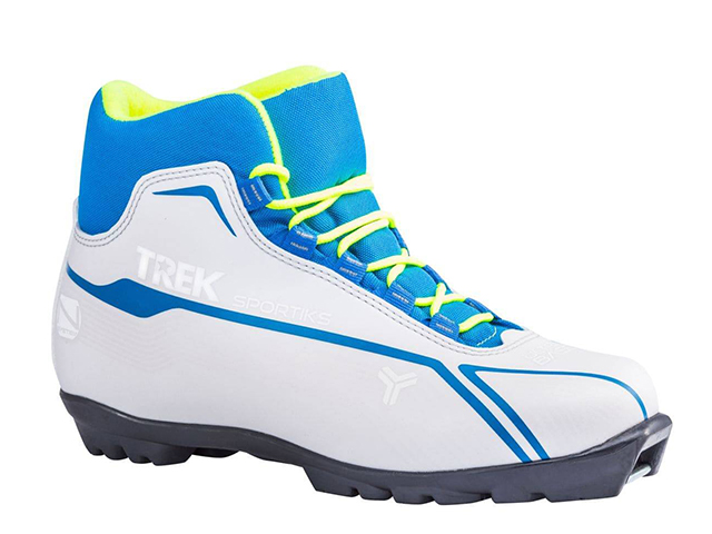 Ботинки лыжные TREK Sportiks5 белый (лого синий) S