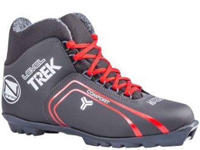 Ботинки лыжные TREK Level2 черный (лого красный) N по цене 2100