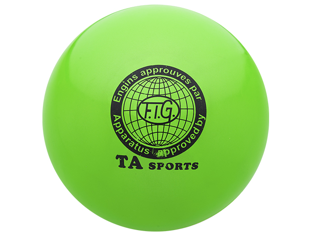 Мяч для х/г TA sport RGB-101 19 см, зеленый