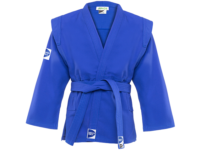 Куртка для самбо Green Hill Junior SCJ-2201, синий