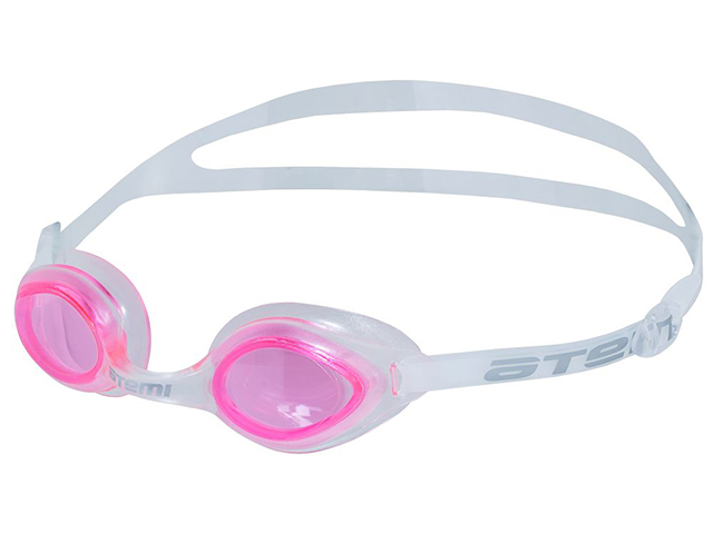 Очки для плавания Atemi, дет., силикон, (роз), N7601