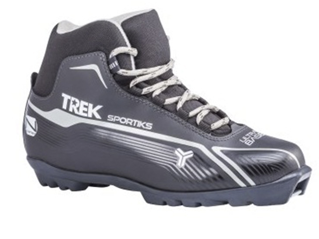 Ботинки лыжные TREK Sportiks4 черный (лого серый) NNN