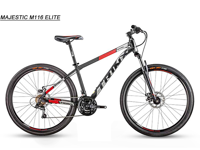 Велосипед 27,5 TRINX M116 Elite(21ск.) сереб/бел/красн.