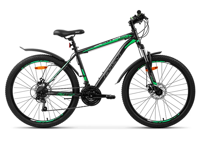 Велосипед 26 Аист 21-sp Quest Disс (серо-зеленый)