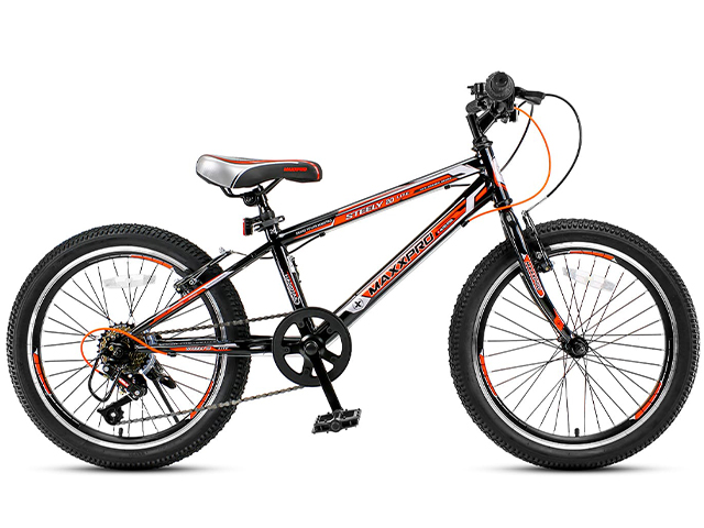 Велосипед 20 MaxxPro Steely LITE N2000-1 (чёрно-оранжевый)