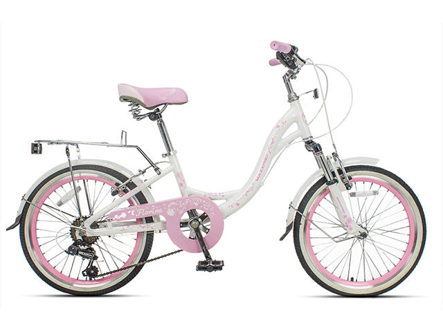 Велосипед FLORINA 20S N2007-1 (бело-розовый)