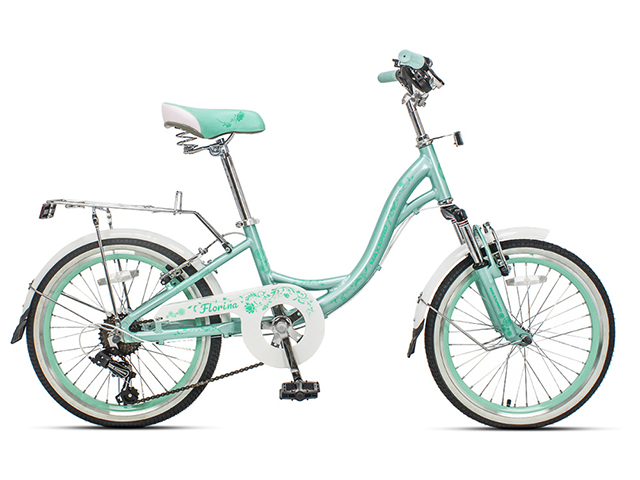 Велосипед FLORINA 20S N2007-3 (зелёно-белый)