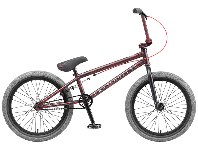Велосипед 20 TechTeam Grasshoper красный (серые покрышки)