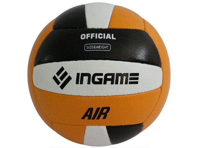 Мяч волейбольный INGAME AIR черно-оранжевый