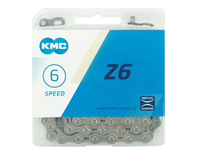 Цепь KMC Z6, 6 ск.,1/2X3/32X116, в торг.уп.