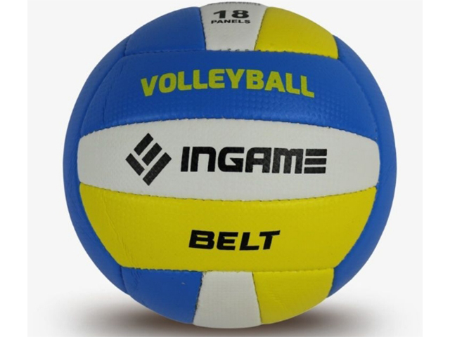 Мяч волейбольный INGAME Belt ING-098, сине-желтый